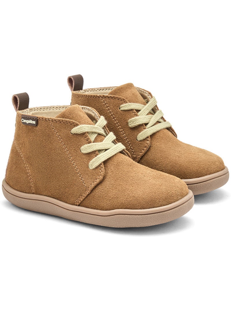 Bottines conguitos barefoot goflex Marron clair - Kiabi