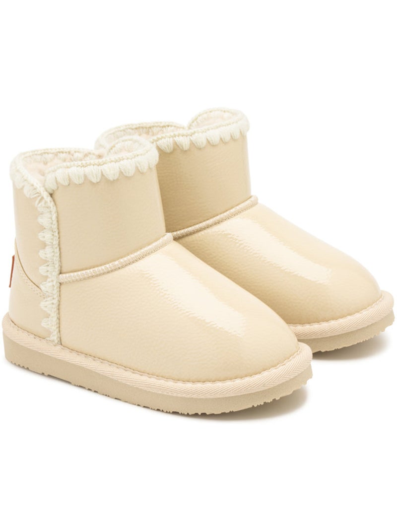 Bottines conguitos brillos pelo Beige - Kiabi