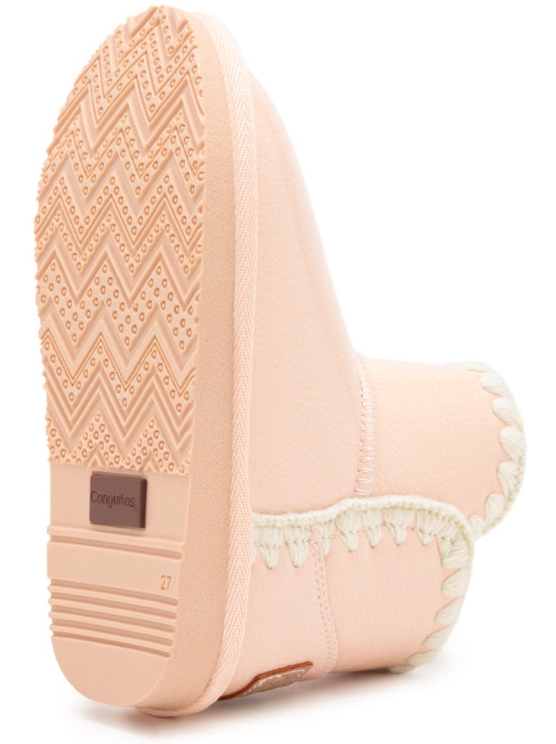 Bottines conguitos brillos pelo Rose - Kiabi