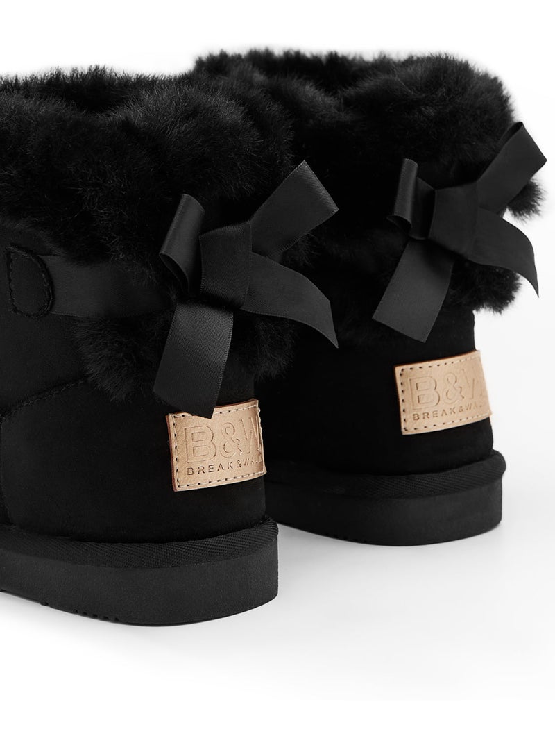 Bottines conguitos b&w Noir - Kiabi