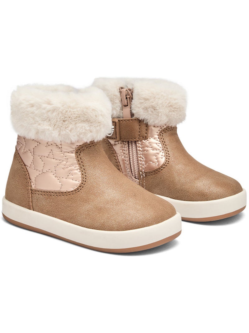 Bottines conguitos estrellas barefoot Marron - Kiabi