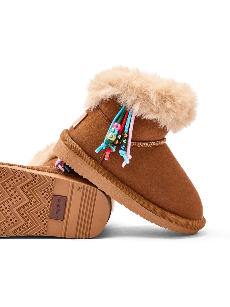 Bottines conguitos forro charm Marron - Kiabi