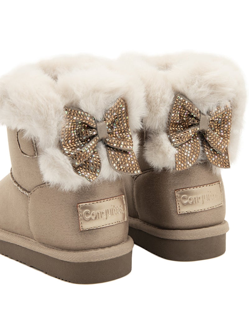 Bottines Conguitos Forro Interior Lazo Marron clair - Kiabi