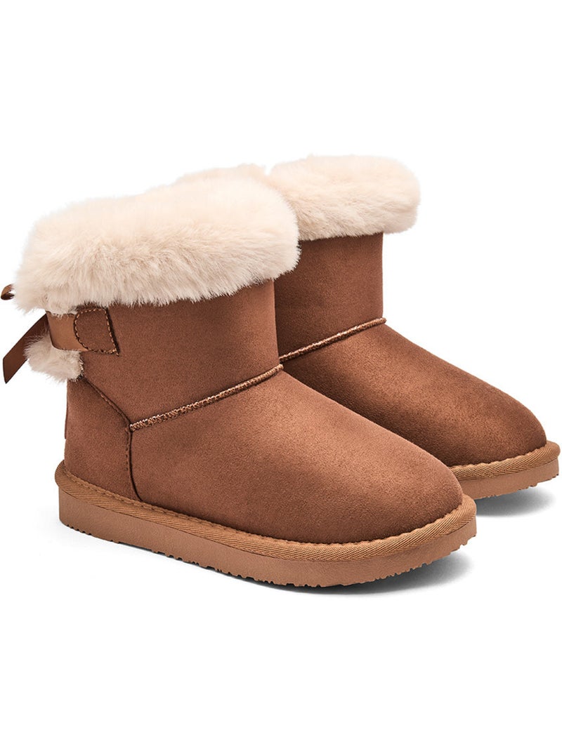 Bottines conguitos high pelo Marron - Kiabi