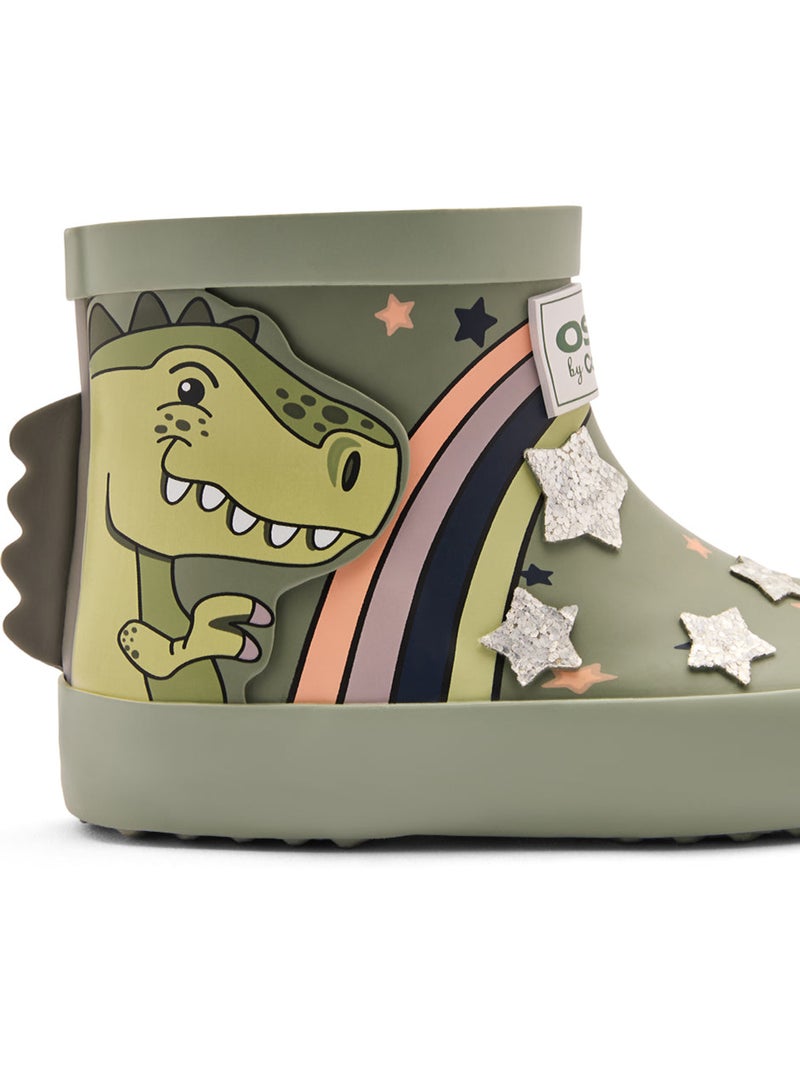 Bottines conguitos impermeable Vert - Kiabi