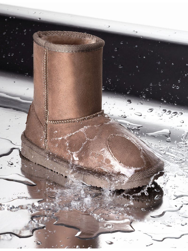 Bottines conguitos logo repelente al agua Marron - Kiabi