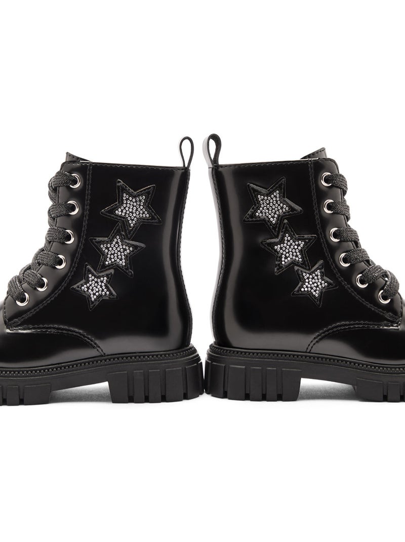 Bottines conguitos militar estampado Noir - Kiabi
