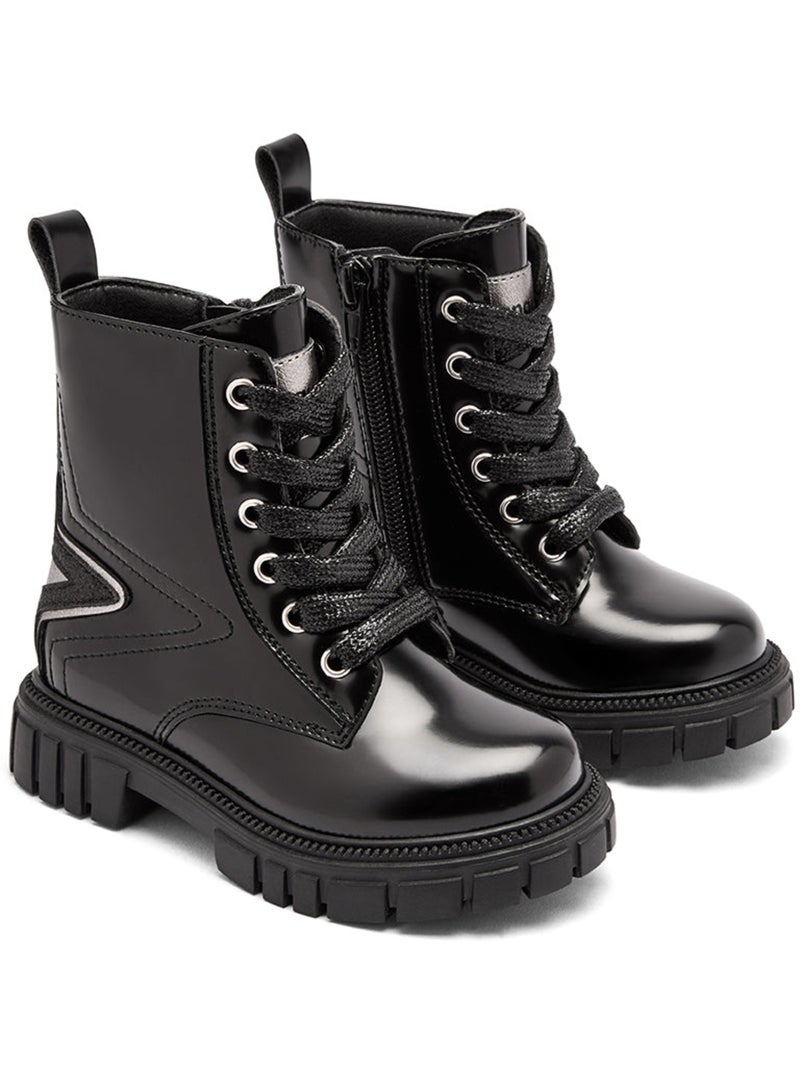 Bottines conguitos militar Noir - Kiabi