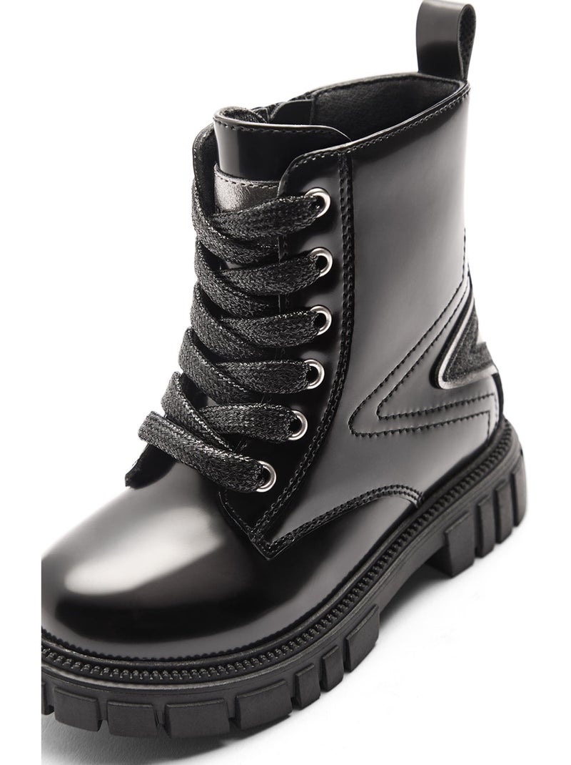 Bottines conguitos militar Noir - Kiabi