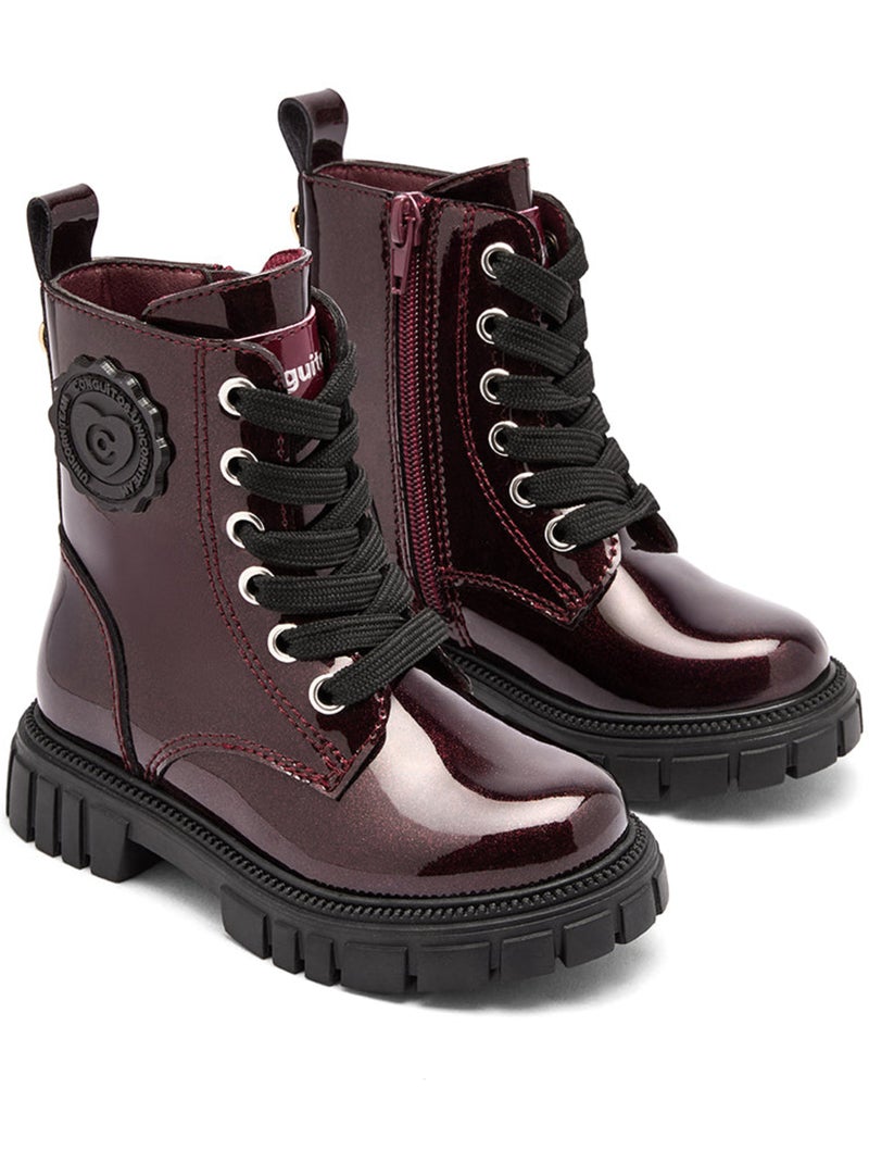 Bottines Conguitos Militar Rouge - Kiabi