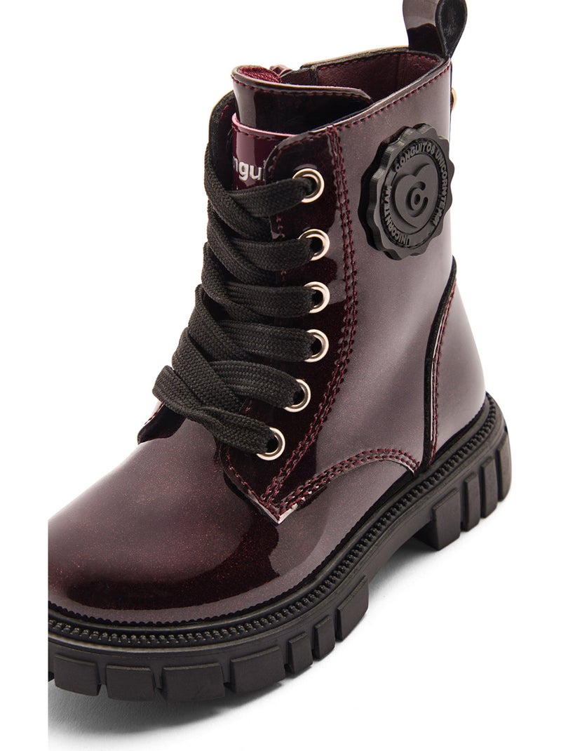 Bottines Conguitos Militar Rouge - Kiabi