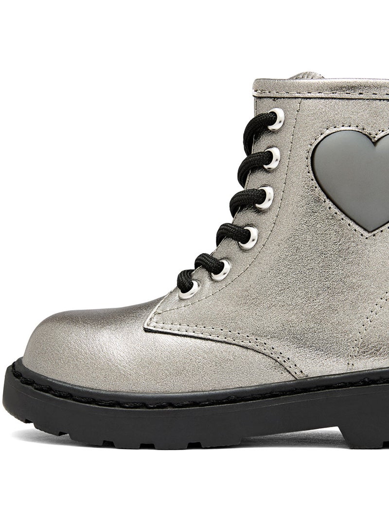 Bottines conguitos militares luz Gris Gris - Kiabi