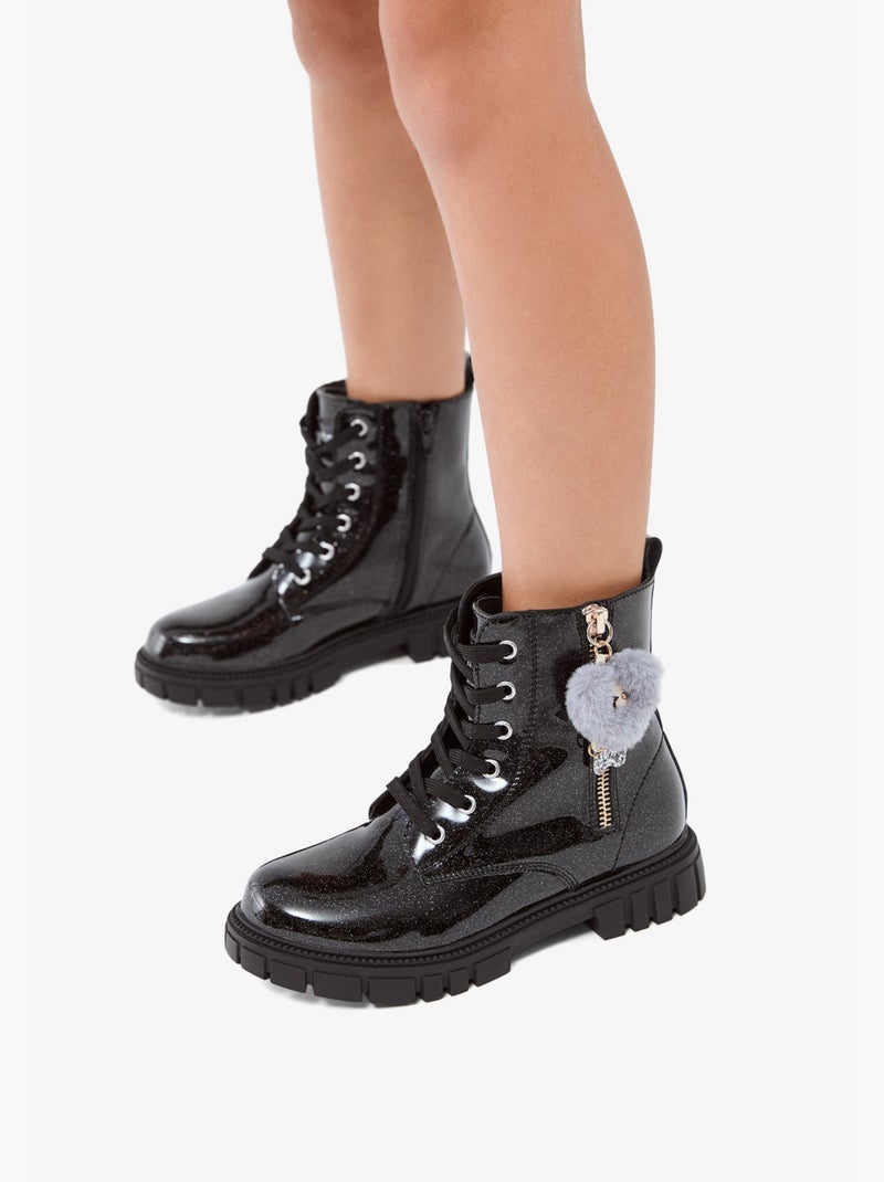Bottines conguitos militares Noir - Kiabi