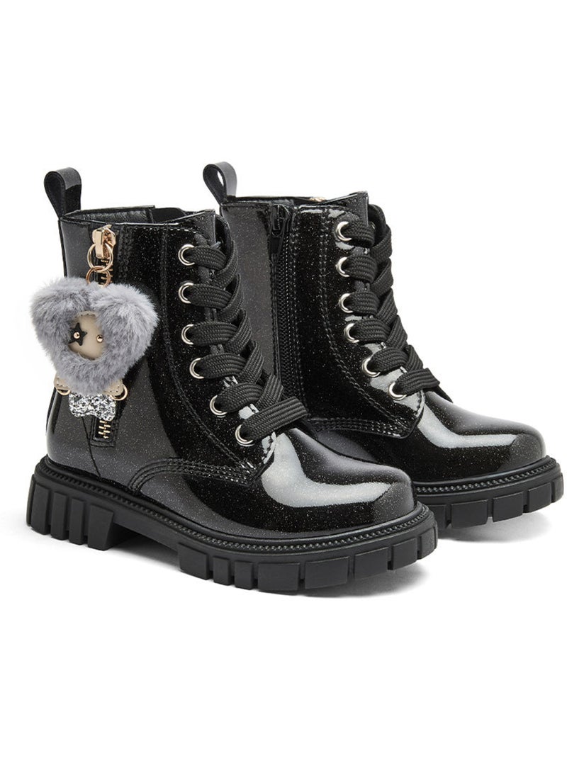 Bottines conguitos militares Noir - Kiabi