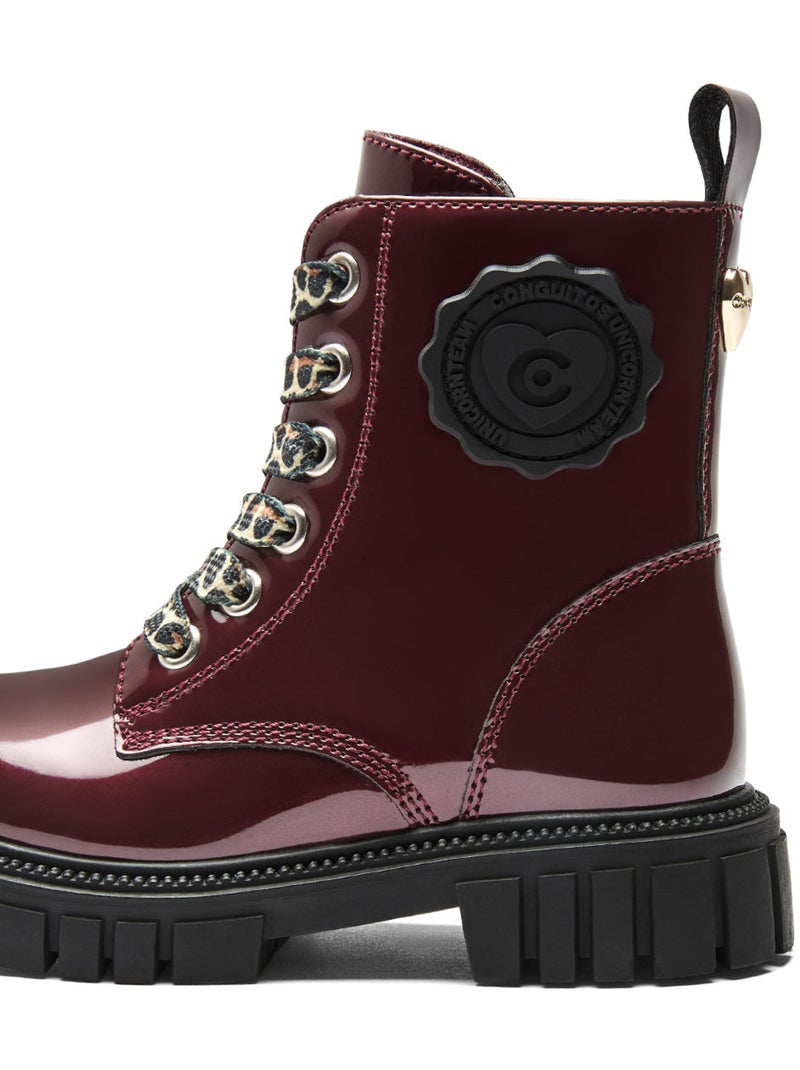 Bottines conguitos militares Rouge - Kiabi
