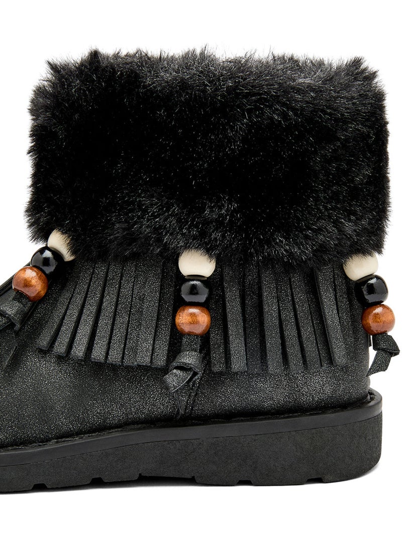 Bottines conguitos pelo Noir - Kiabi