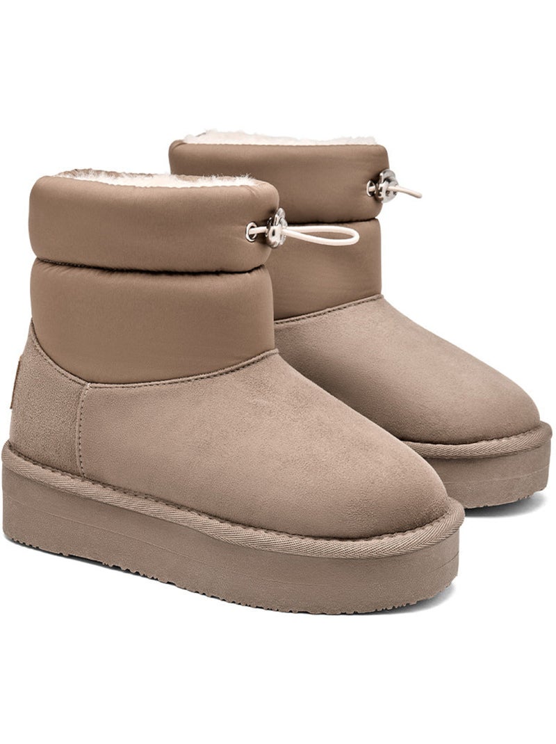 Bottines conguitos plataforma Marron clair - Kiabi