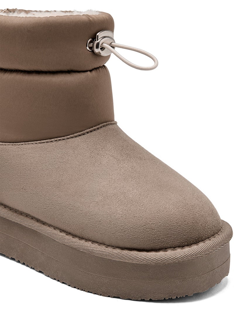 Bottines conguitos plataforma Marron clair - Kiabi