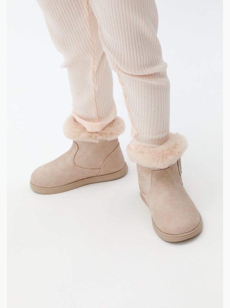 Bottines conguitos tecnobaby Beige - Kiabi