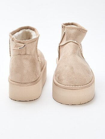 Bottines courtes en suédine