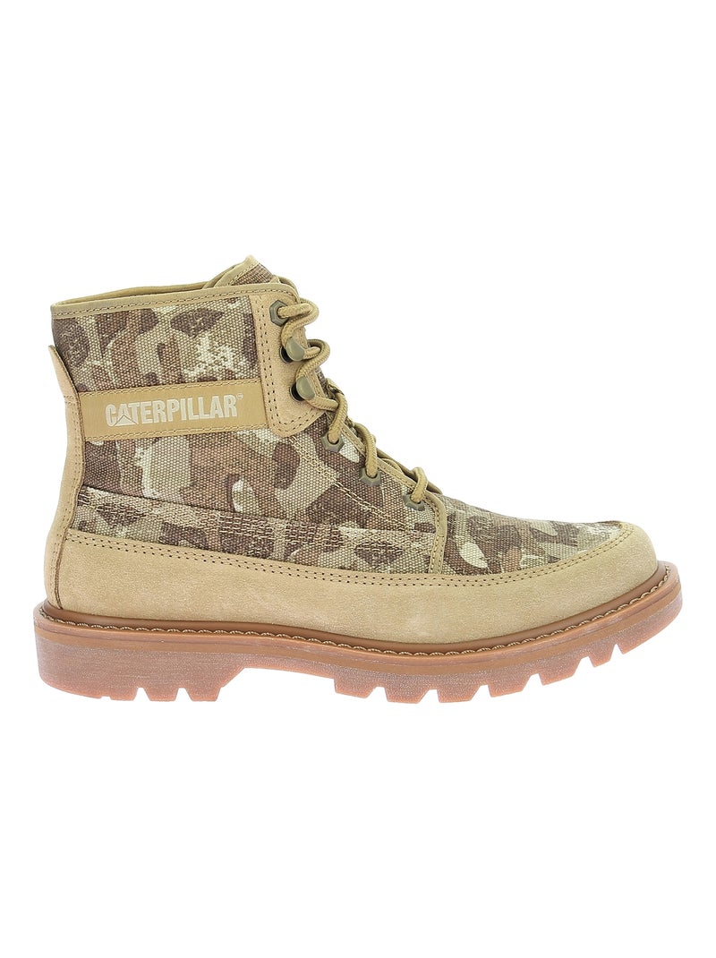 Bottines Cuir Caterpillar Colorado 2.0 Canvas Jaune - Kiabi