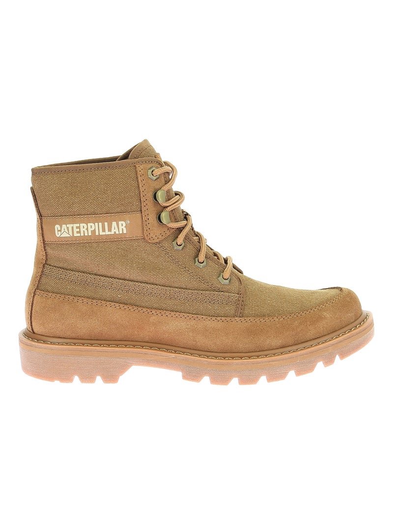 Bottines Cuir Caterpillar Colorado 2.0 Canvas Marron - Kiabi