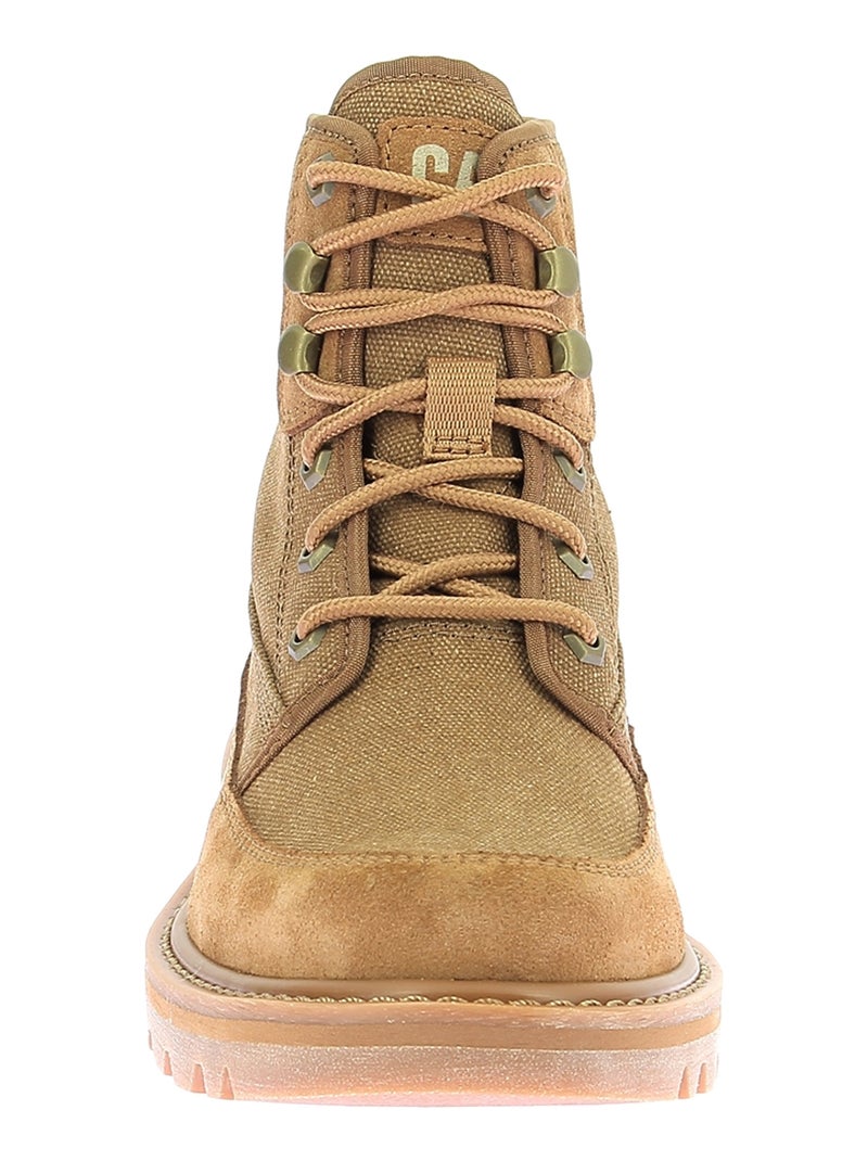 Bottines Cuir Caterpillar Colorado 2.0 Canvas Marron - Kiabi