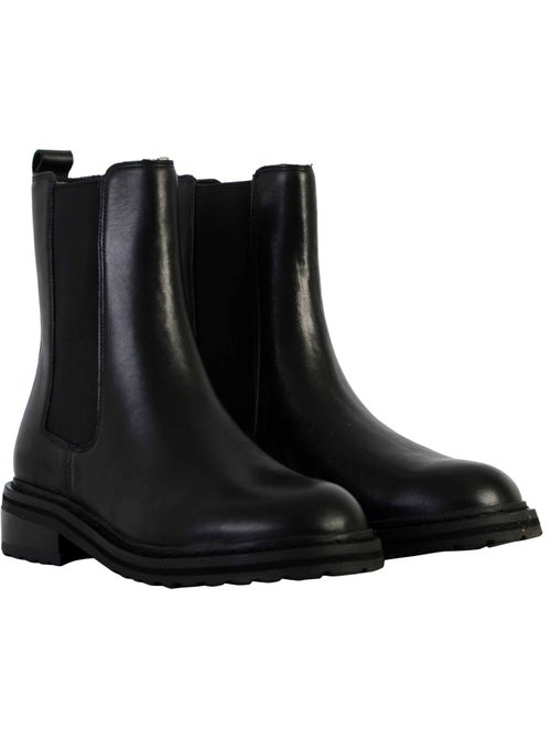 Bottines Cuir Clarks Tilham Chelsea - Kiabi Bottines Cuir Clarks Tilham Chelsea - Kiabi