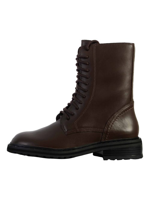Bottines Cuir Clarks Tilham Lace - Kiabi
