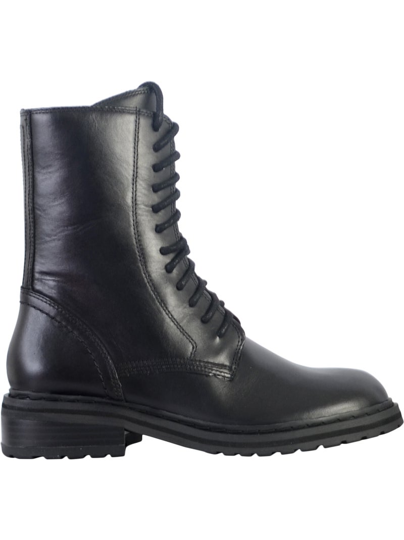 Bottines Cuir Clarks Tilham Lace Noir - Kiabi