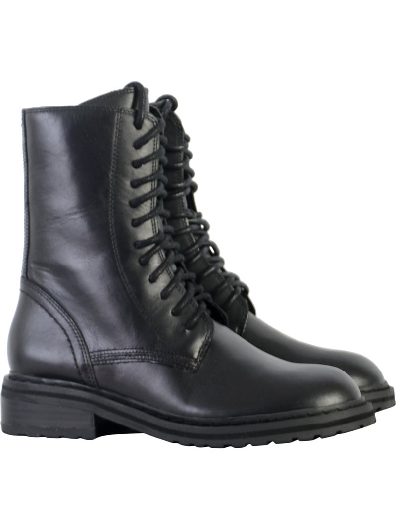 Bottines Cuir Clarks Tilham Lace Noir - Kiabi
