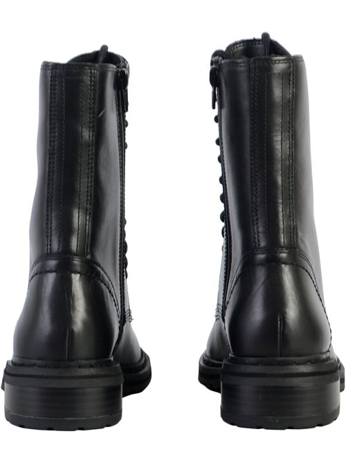 Bottines Cuir Clarks Tilham Lace - Kiabi