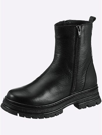 Bottines cuir d'agneau nappa très doux - taille standard - helline