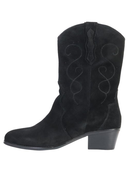 Bottines Cuir Emilie Karston Ajisai - Kiabi