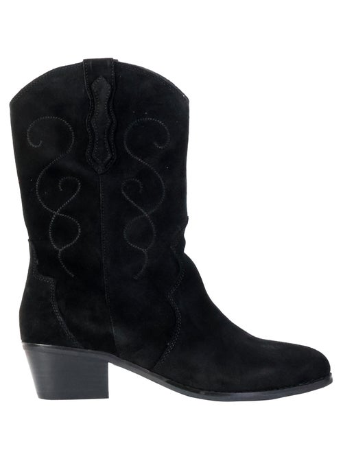 Bottines Cuir Emilie Karston Ajisai - Kiabi
