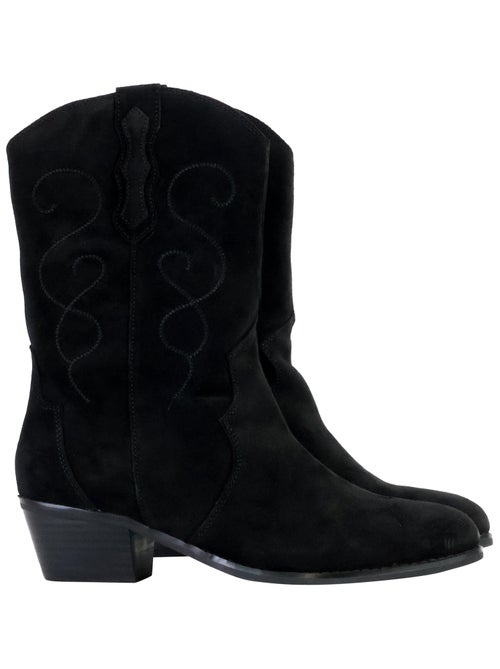 Bottines Cuir Emilie Karston Ajisai - Kiabi