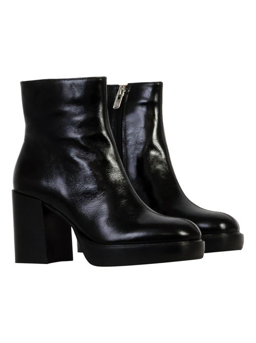Bottines Cuir Emilie Karston Clea - Kiabi