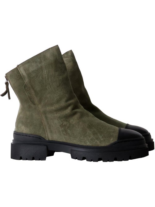 Bottines Cuir Emilie Karston Fressia - Kiabi