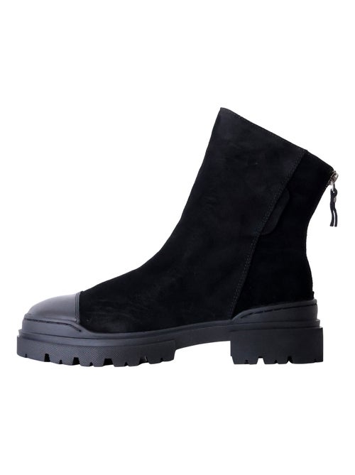 Bottines Cuir Emilie Karston Fressia - Kiabi