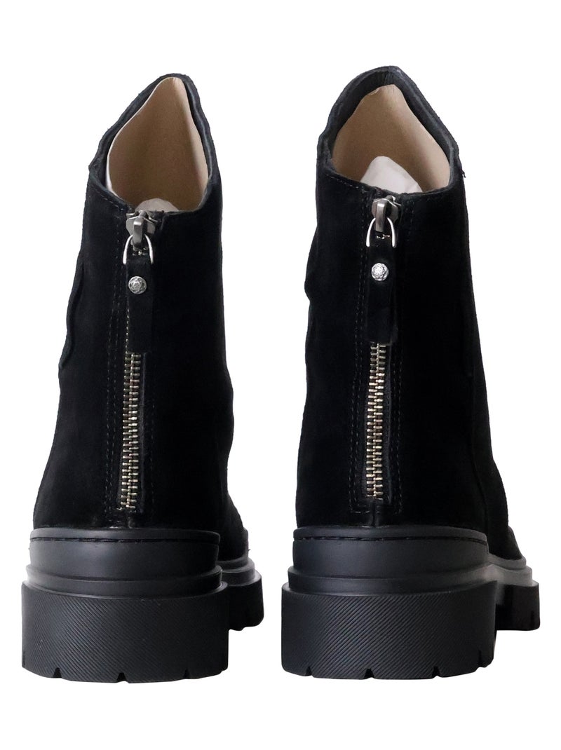 Bottines Cuir Emilie Karston Fressia Noir - Kiabi