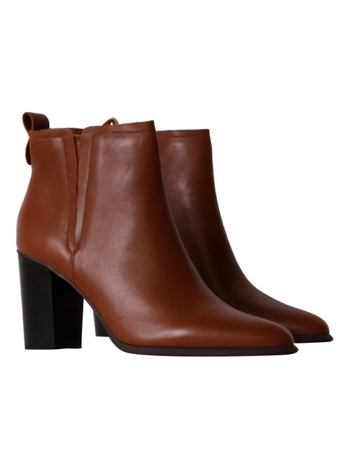 Bottines Cuir Emilie Karston Leia - Kiabi