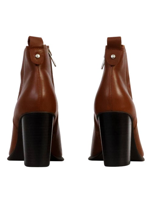 Bottines Cuir Emilie Karston Leia - Kiabi