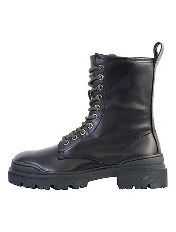 Bottines Cuir Emilie Karston Mauve