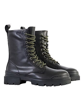 Bottines Cuir Emilie Karston Mauve