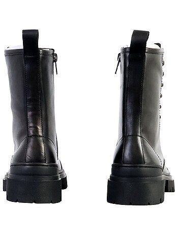 Bottines Cuir Emilie Karston Mauve