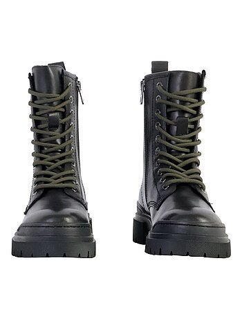 Bottines Cuir Emilie Karston Mauve