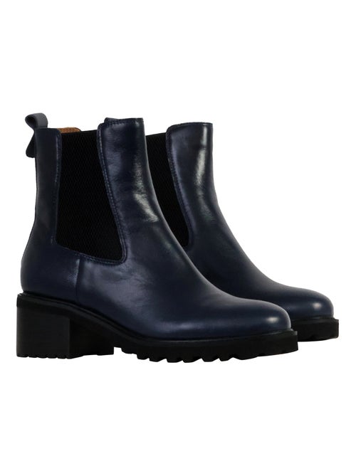 Bottines Cuir Emilie Karston Maxime - Kiabi