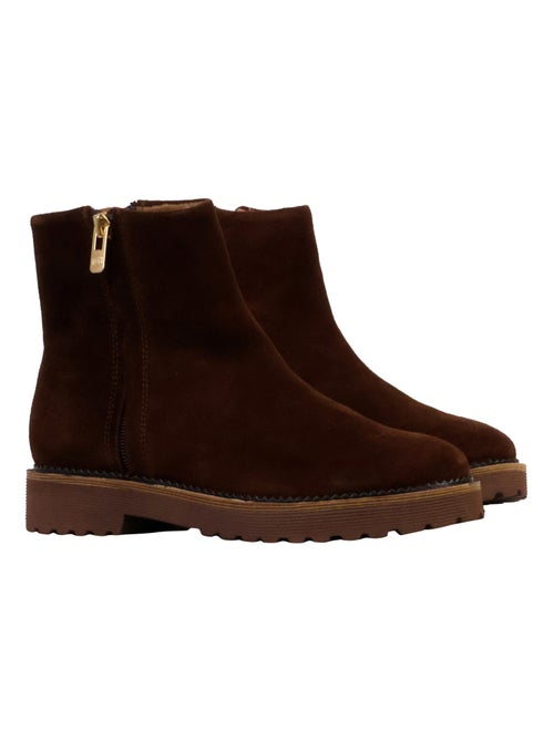 Bottines Cuir Emilie Karston Ondine - Kiabi