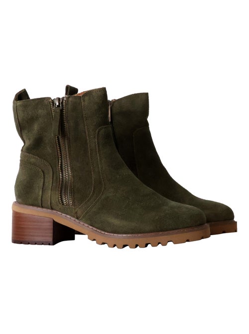 Bottines Cuir Emilie Karston Settia - Kiabi