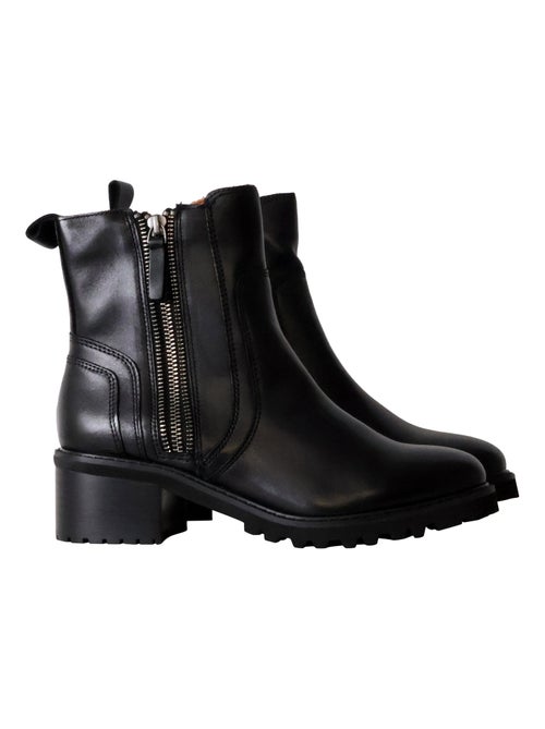 Bottines Cuir Emilie Karston Settia - Kiabi